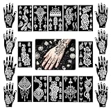 LOPHE Plantillas Tatuaje Temporal Adulto, 20 Plantillas de Tatuaje Tattoo