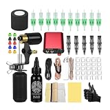 ATOMUS Black Tattoo Rotary Machine Kit Cartridge Rotary Complete Professional Tattoo Machine for Beginners(AT05)