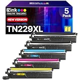 E-Z Ink Cartuchos de tóner compatibles TN229XL de repuesto para Brother TN229XL TN-229XL TN229 XL para usar con impresora MFC-L3720CDW MFC-L3780CDW HL-L3220CDW HL-L3280CDW HL-L3300CDW (TN229XLBK/C/M/Y