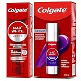 Colgate - Pack Sérum Blanqueador Dental Instantantáneo + Pasta de Dientes Blanqueadora Max White Ultra Active Foam - Con Flúor - Elimina las Manchas y Corrige el Color - Esmalte Seguro