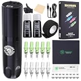 Dragonhawk X3 Kit Máquina De Tatuar Rotativa Inalámbrica Batería 1500mAh