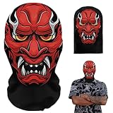 READREAM Máscara Hannya de cara Completa con Impresión 3D Halloween, Mascaras Cosplay Hannya, Caretas Adultos, Mascarillas Halloween Universal Para Hombres Mujeres Carnaval Día Del Cosplay