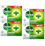Dettol Original Jabón Antibacterial 100 g | Limpieza y Protección Antibacteriana para Manos y Cuerpo | 4 unidades x 100 g