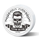 FUNAN Crema de cuidado posterior de tatuaje, bálsamo para el cuidado del tatuaje para antes, durante, después del proceso de tatuaje, segura y natural, crema para el cuidado posterior del tatuaje, 2