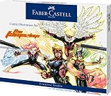 FABER-CASTELL - Set Pitt Artist Pen para cómics, 15 piezas