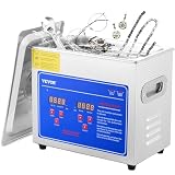 VEVOR Limpiador Ultrasónico 3 L Máquina de Limpieza Ultrasonidos 40 kHz