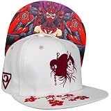 Capiche [99+ Variaciones] Gorra Geisha Snapback [Robot] - Bordado robótico de Geisha, fusión de Cultura Japonesa, diseño Elegante para entusiastas de Las Artes y la tecnología