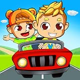 Vlad and Niki 5 games: Racing Car Games for kids, Learning Puzzles for toddlers, Music for baby boys, Coloring for girls 1,2,3,4,5,6,7,8,9,10,11,12 years old, moto bike monster truck Run superheroes